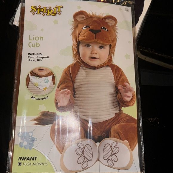 Spirit Halloween Lion Cub Halloween Costume Infant Size 18/24 Months - Picture 2 of 7